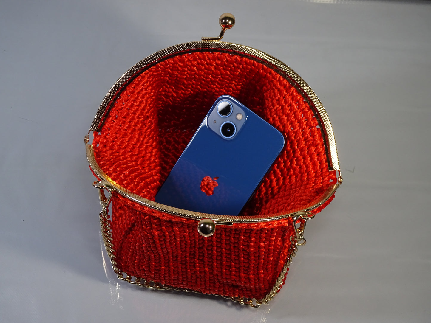 Bolso · Artesanal Flamenca Rouge