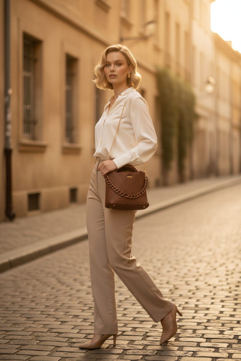 Bolso · Artesanal Capuchino Leather