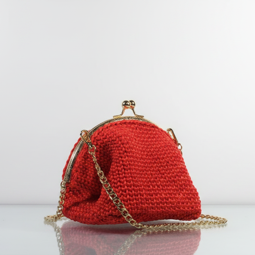 Bolso · Artesanal Flamenca Rouge