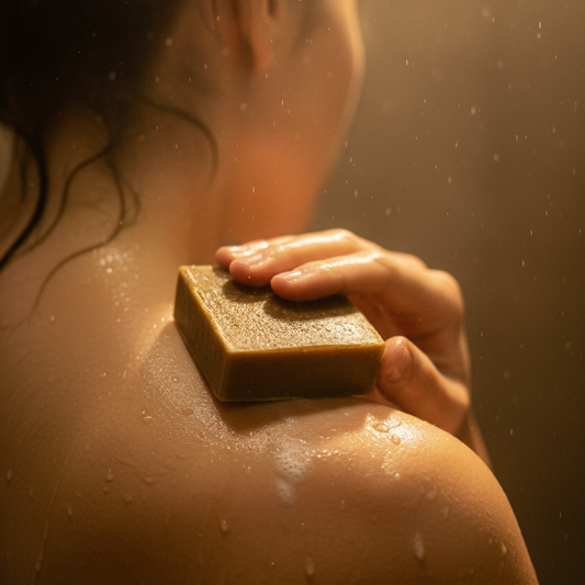 Jabón de café - lifestyle ducha